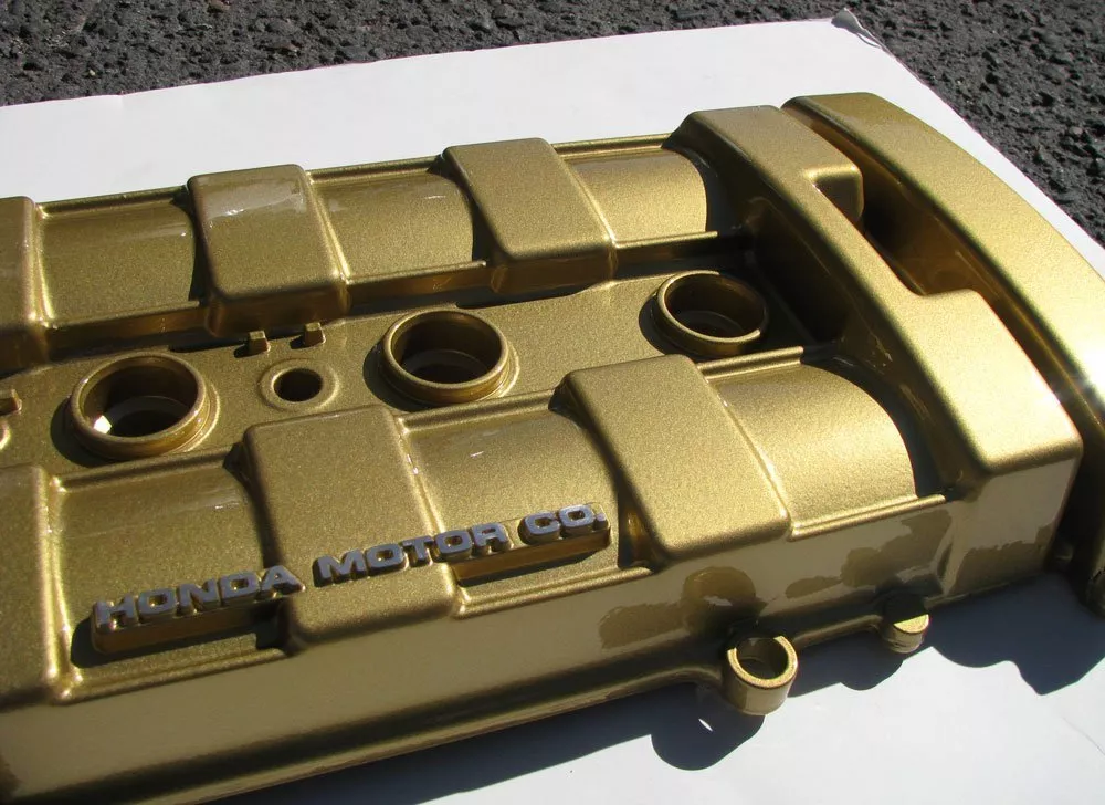 Metallic gold powder coat sale