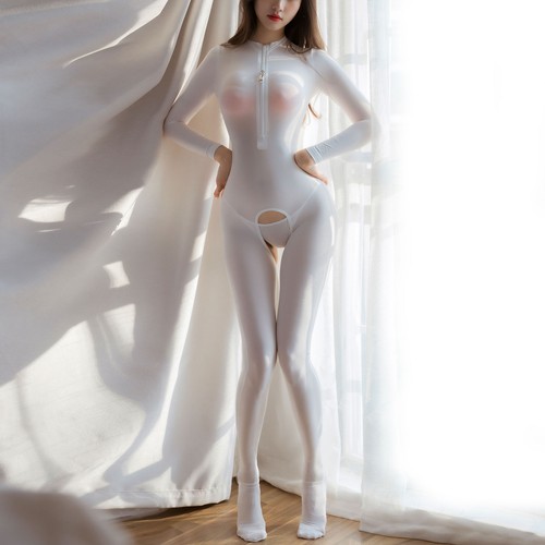Body de mujer cuerpo completo bodystockings sexy mono elástico leotardo traje de gato - Imagen 16 de 42