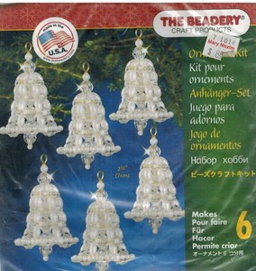 Download Crystal Pearl Bell Bead Ornament Kit Makes 6 Family Christmas Craft Victorian Ebay 3D SVG Files Ideas | SVG, Paper Crafts, SVG File