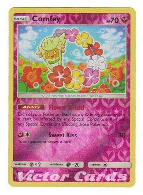 Details about / Comfey 93//145 Sun /& Moon: Guardians Rising Holo Rare 93 Pokemon TCG