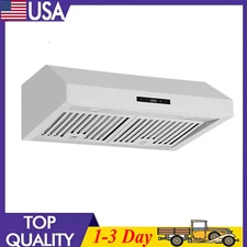 Touch Control Kitchen Range Hood 400CFM Suction Power Under Cabinet with 3 Speed