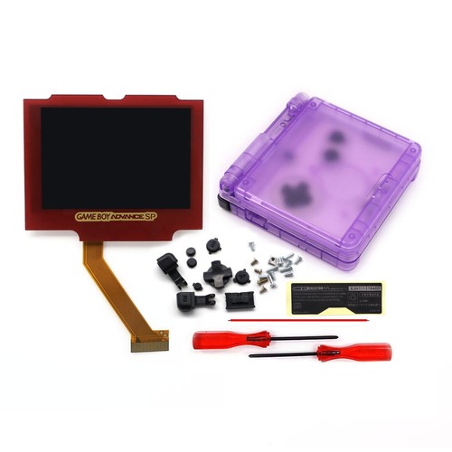 Red lens-- Easy Drop In Pre-Laminated V5 720x480 Retro Pixel LCD+Case For GBA SP - Picture 56 of 66