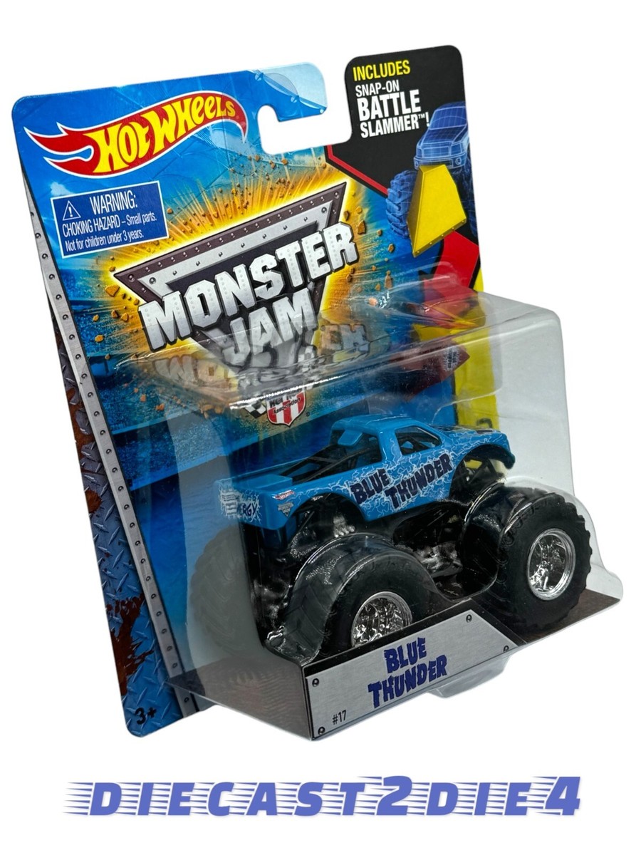 New/Sealed Hot Wheels Monster Jam 2014 Release BLUE THUNDER #17