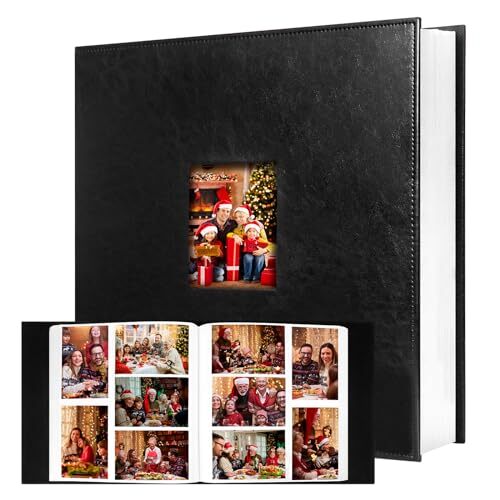 1000 Pockets Photo Album 4x6, Extra Large Capacity Leather Cover Wedding - Picture 1 of 7