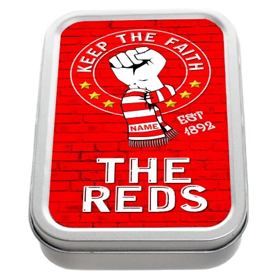 liverpool tobacco tin Personalised Liverpool Tobacco Tin Football Retro 2oz Baccy Keep The Faith  KTF36