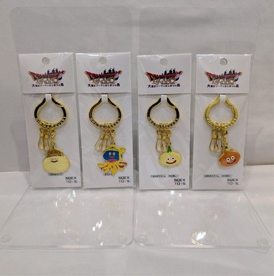 Dragon Quest Island Exclusive - Slime Metal Key Ring Set (4) - US Seller