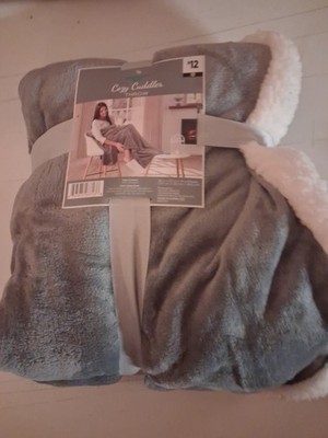 Comfort Bay ~ Cozy Cuddler Throw Blanket 50''X60'' NEW-TAGS 
