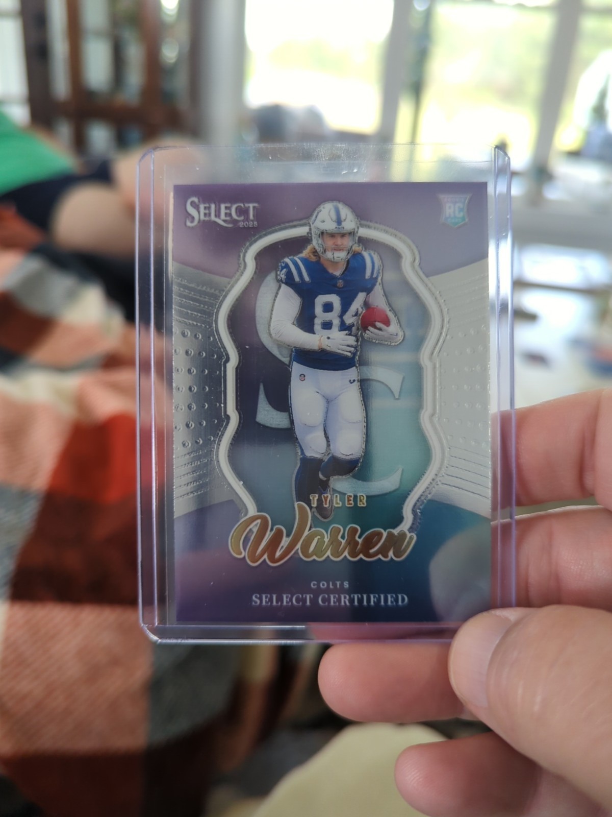 2025 Panini Select TYLER WARREN Select Certified Rookie (RC) #8 - COLTS 🔥