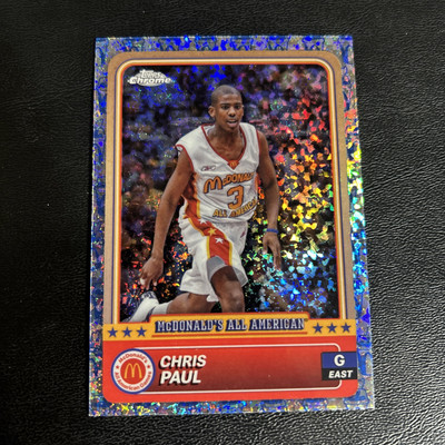2024 Topps Chrome McDonald s Chris Paul McFlurry Refractor Wake Forest 