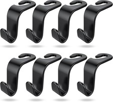 8-Pack Car Seat Back Storage Hook, Auto Seat Hook Hangers Storage Organizer Inte