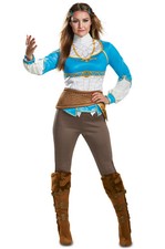 Brand New Zelda Breath Of The Wild Princess Zelda Teen/Adult Costume