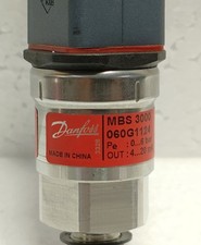 Danfoss MBS 3000 060G1124 Pressure Transmitter Sensor 0-6 Bar 4-20mA New Surplus
