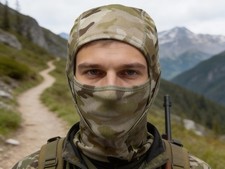 Classic Desert Khaki Brown Camo Camoflauge Balaclava Ninja Swat Face Mask Hunter