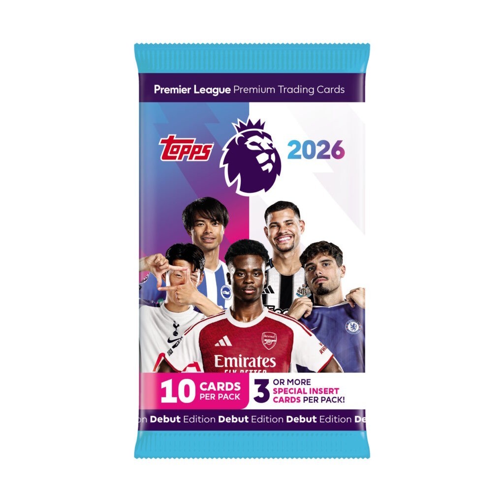Topps Premier League 2025/26 – Paquete De Iniciación Con 10 Tarjetas + Gold Leon, Guía Y Carpeta – Colección Debut Con Autógrafos Y Novatos Diamante