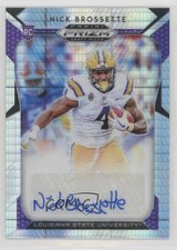 2019 Panini Prizm Draft Picks Hyper 73/75 Nick Brossette #275 Auto 0c2
