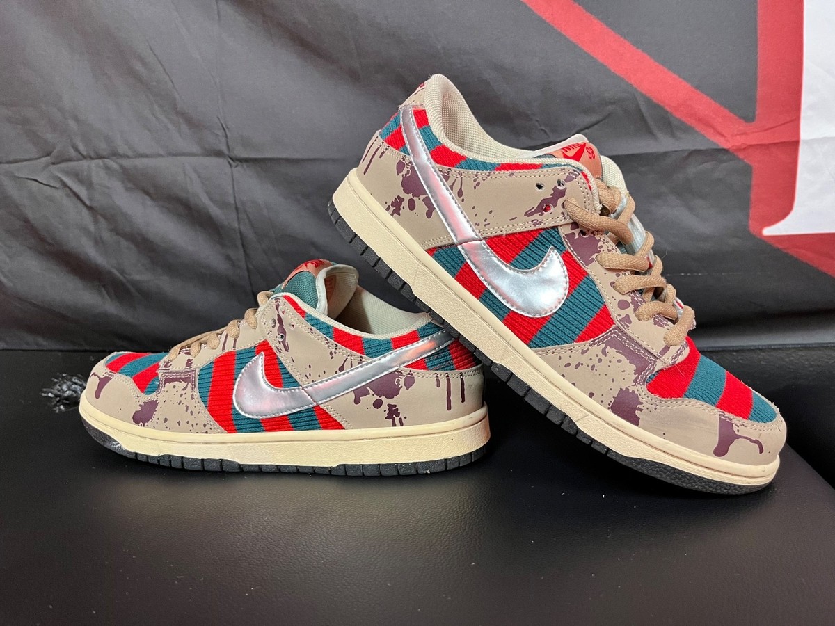 靴 NIKE SB DUNK LOW PRO 28.5 Size 8.5 - Nike Dunk Pro SB Low Freddy Krueger for sale
