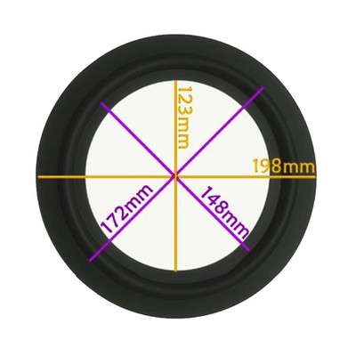 1pcs For TANNOY 8''inch Speaker Surround Rubber Edge Home Audio repair Part DIY