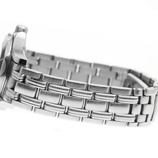 OMEGA SEAMASTER 300 2583.80 28mm SS Navy Dial Quartz Date Watch #C1834 2