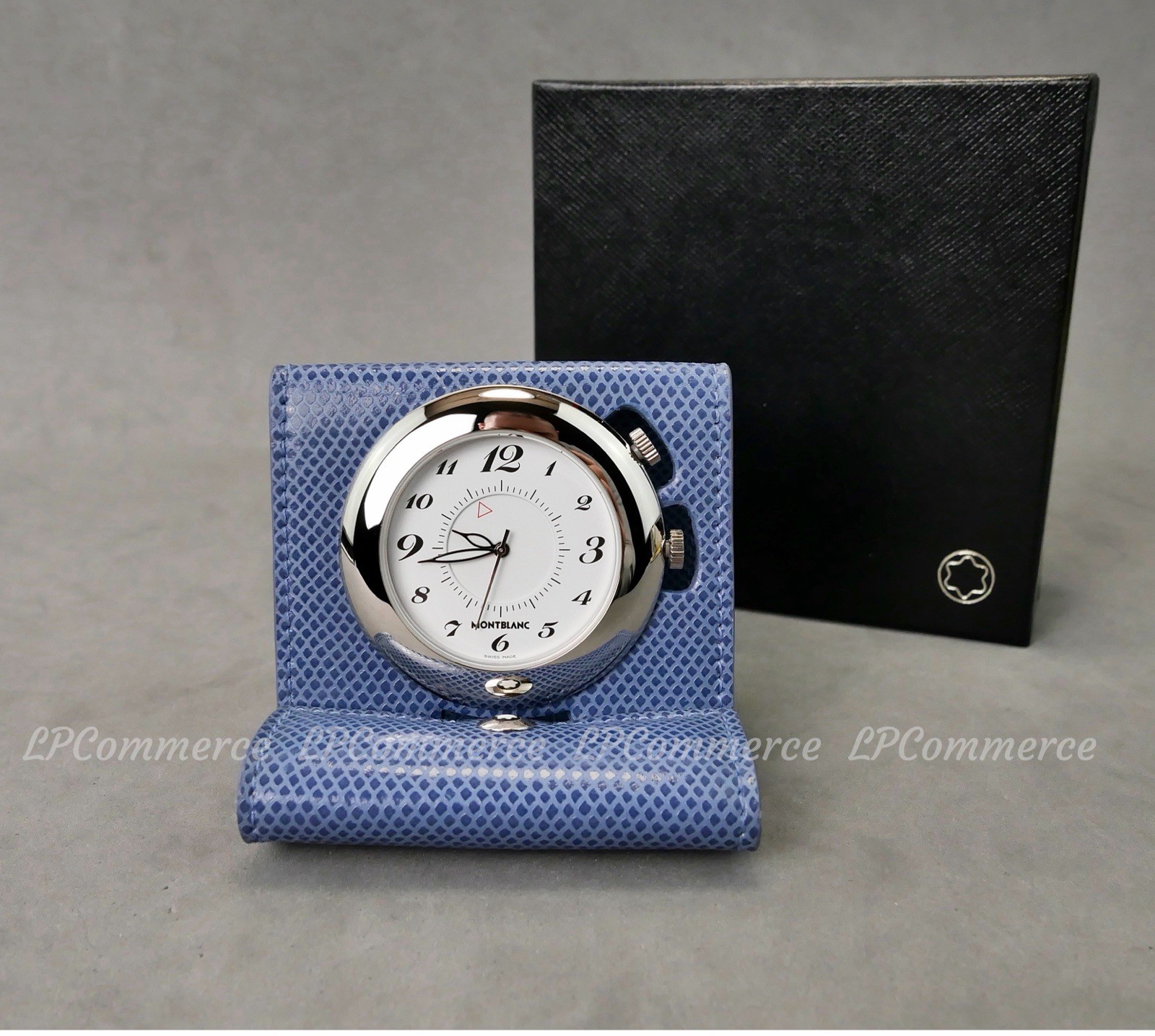 Montblanc clock clock clock wake up table box Travel Clock