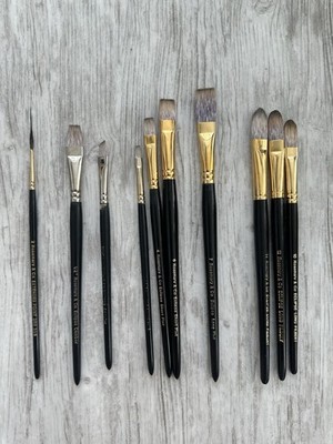 Rosemary And Co Brushes Lot Of 10 - Eclipse - Posara - Short Handle USED