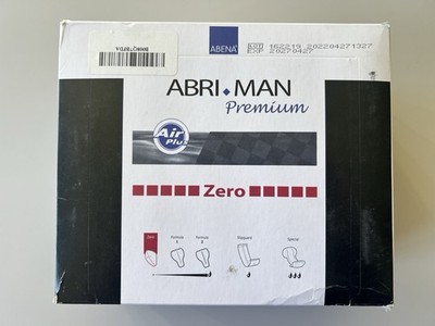 Abena Abri-Man Premium Male Pouch Incontinence Shields, Level 0, 24 Count
