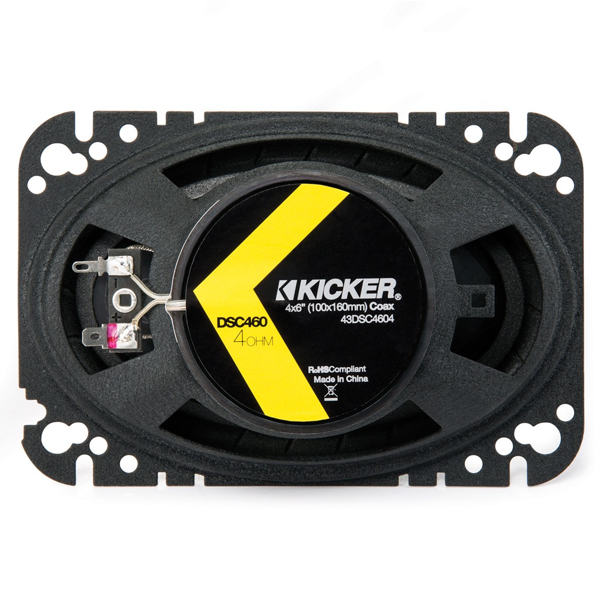 4-Омный коаксиальный динамик Kicker DSC460 серии DS 4x6 10490₽