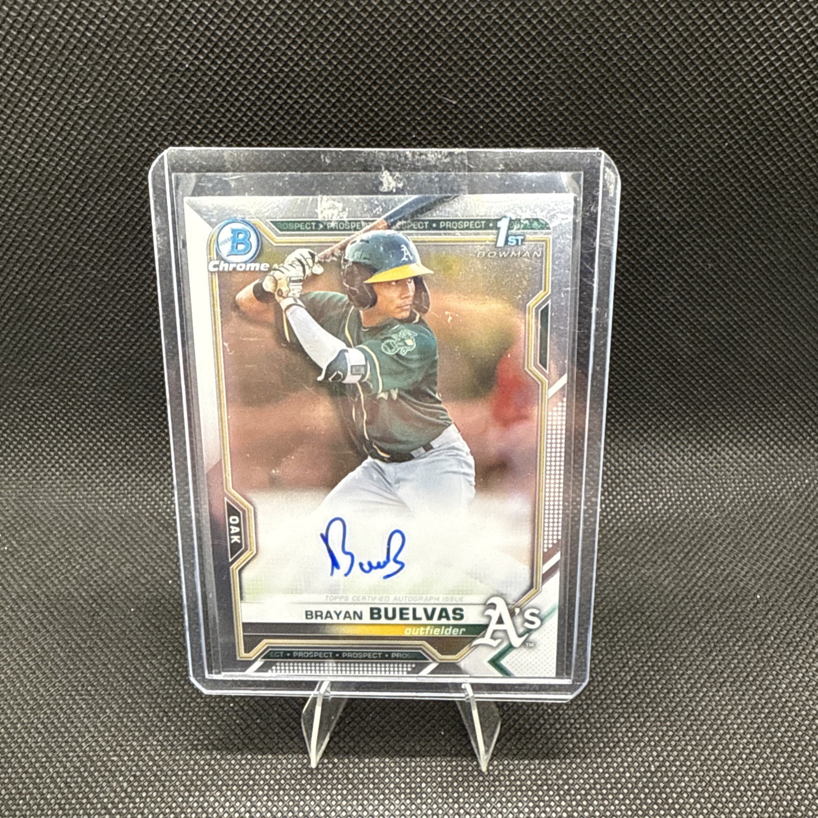2021 Bowman Chrome Prospect Auto Autograph #CPA-RDC Brayan Buelvas