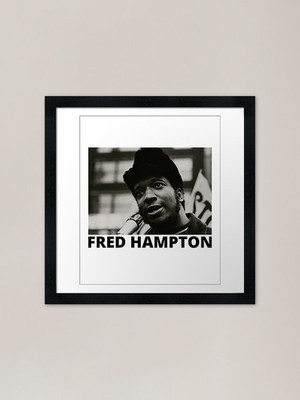Fred Hampton Gerahmter Kunstdruck Gerahmtes Wandbild Poster Leinwanddruck Bild