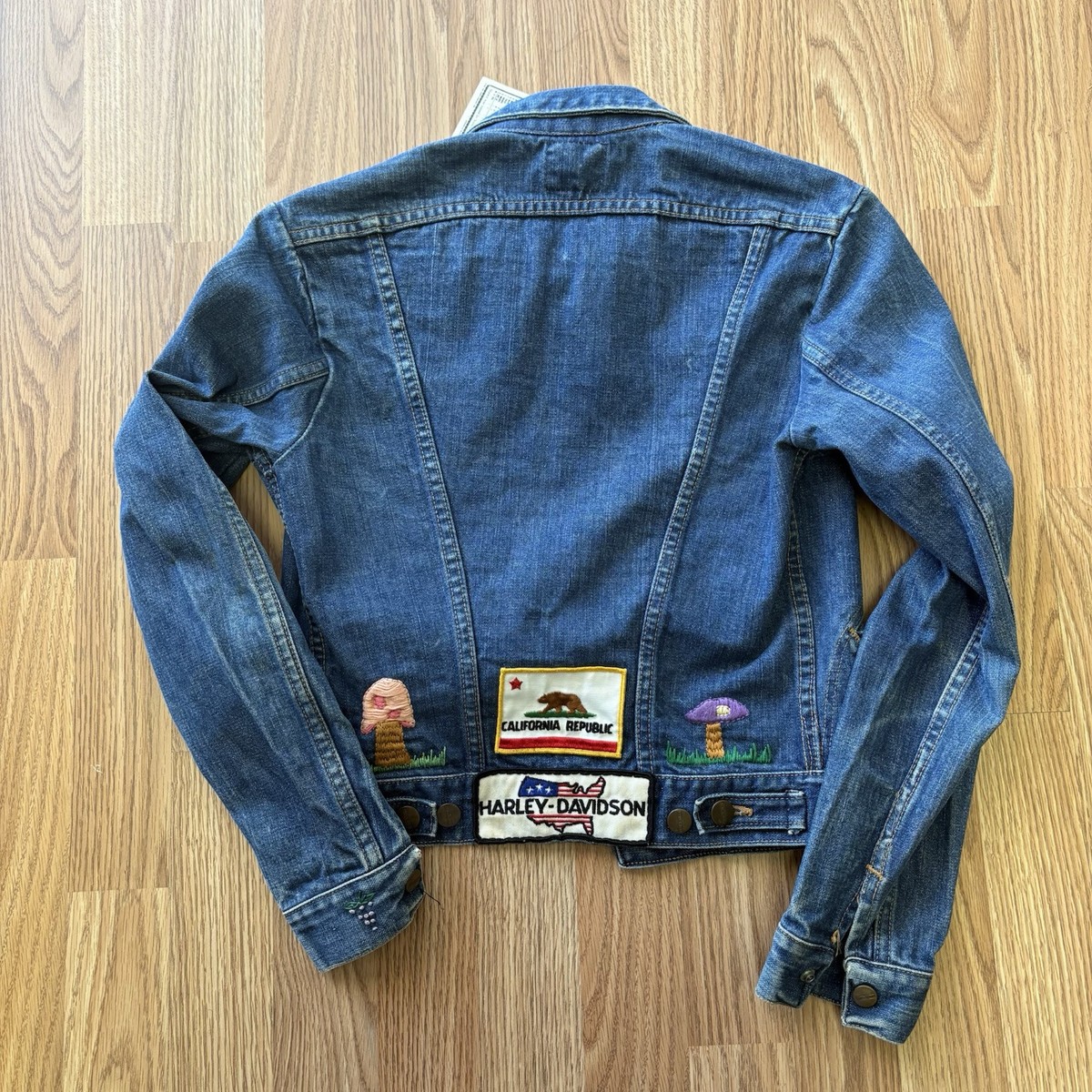 ジャケット・アウター 70s Maverick Denim Painted Jacket Vintage 70's CUSTOM embroidered Maverick Denim Jacket | eBay