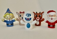 Rudolph The Red Nosed Reindeer - Set Of 5 Finger Puppets