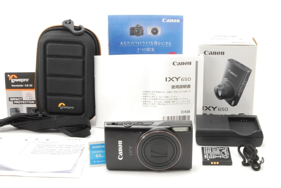 [TOP MINT] Canon IXY 650 PowerShot Elph 360 HS Digital Camera Black From JAPAN - Image 2 of 4