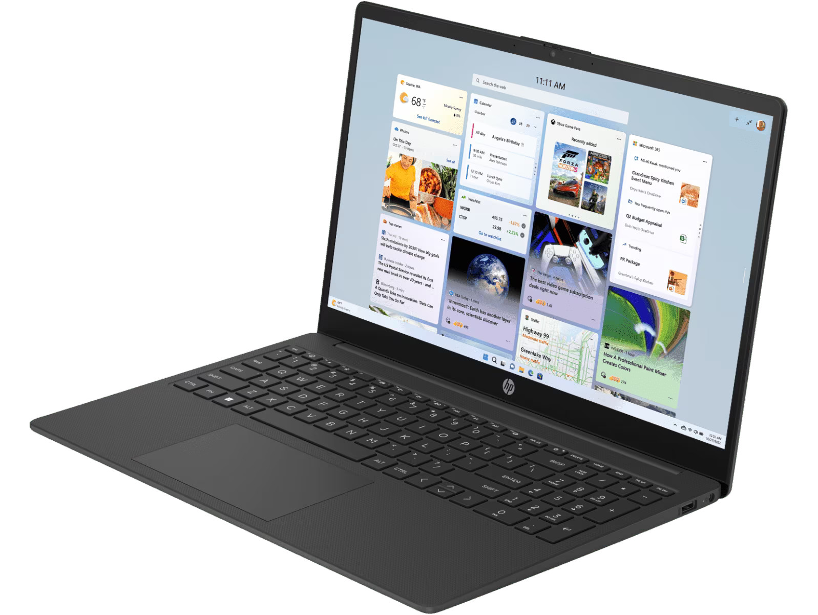 HP Laptop 15.6" FHD AMD 5 7535 32GB 256GB SSD, Jet Black — image 7