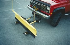 Snow Plow Blade Snowmobile Dolly Set