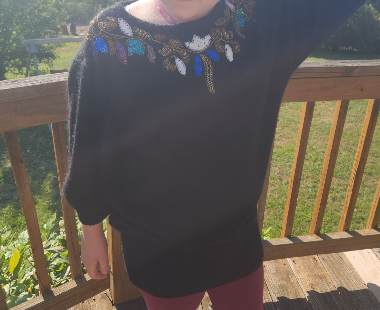 I.B. Diffusion Sequin Beaded Sweater - image 2