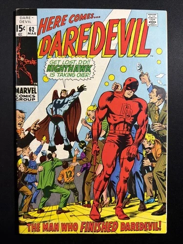 Daredevil #62 1970 Bronze Age 1st Print Vintage Marvel Comics Fine/VF *A2