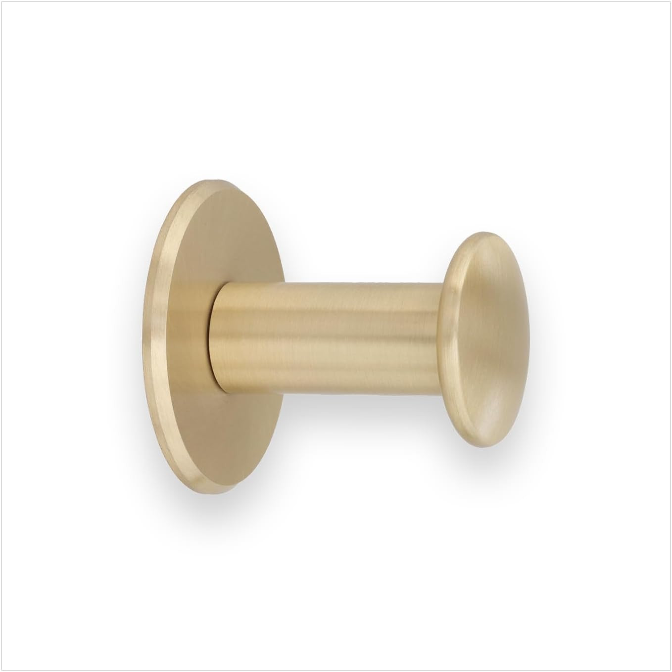 Appendiabiti Parete Ottone Opaco | Gancio Design Moderno per Bagno e Cucina