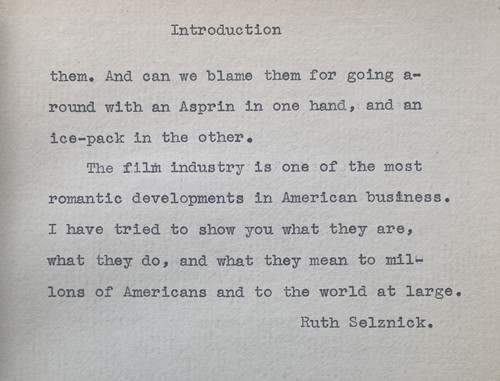 Hausarbeit von 1936 von Ruth Selznick, David Selznick Nichte "Die Filmindustrie - Bild 5 von 9