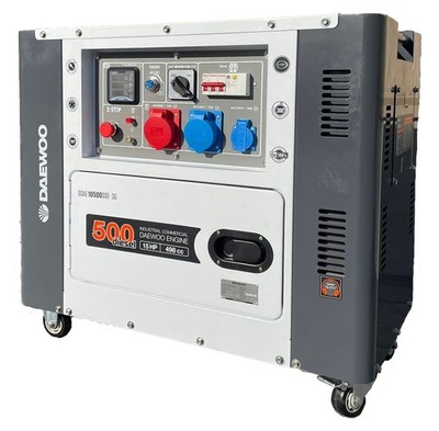 Daewoo Stromgenerator Dieselgenerator 230V 400V 8,1 kVA DDAE10500DSE-3G Unused