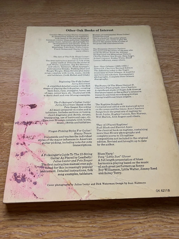 Guitarra Delta Blues - Stefan Grossman - Publicación 1969 - Imagen 2 de 3