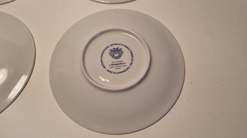 Villeroy & Boch Acapulco 4 Untertassen K001-506 - Picture 17 of 19