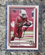 Panini Donruss Trey Benson Running Back Hand Signed Auto Arizona Cardinals #111