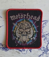 Motorhead Overkill Red Border Woven Patch