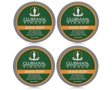 Clubman Pinaud Moisturizing Shave Soap - Zero Razor Burn - 2oz each - 4pc Combo