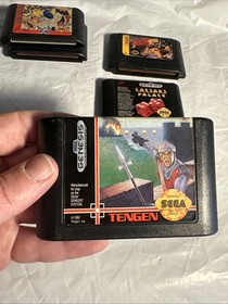 Sega Genesis 32x Game Lot Virtua Racing REN And Stimpy Rampart Chakan Ceasers