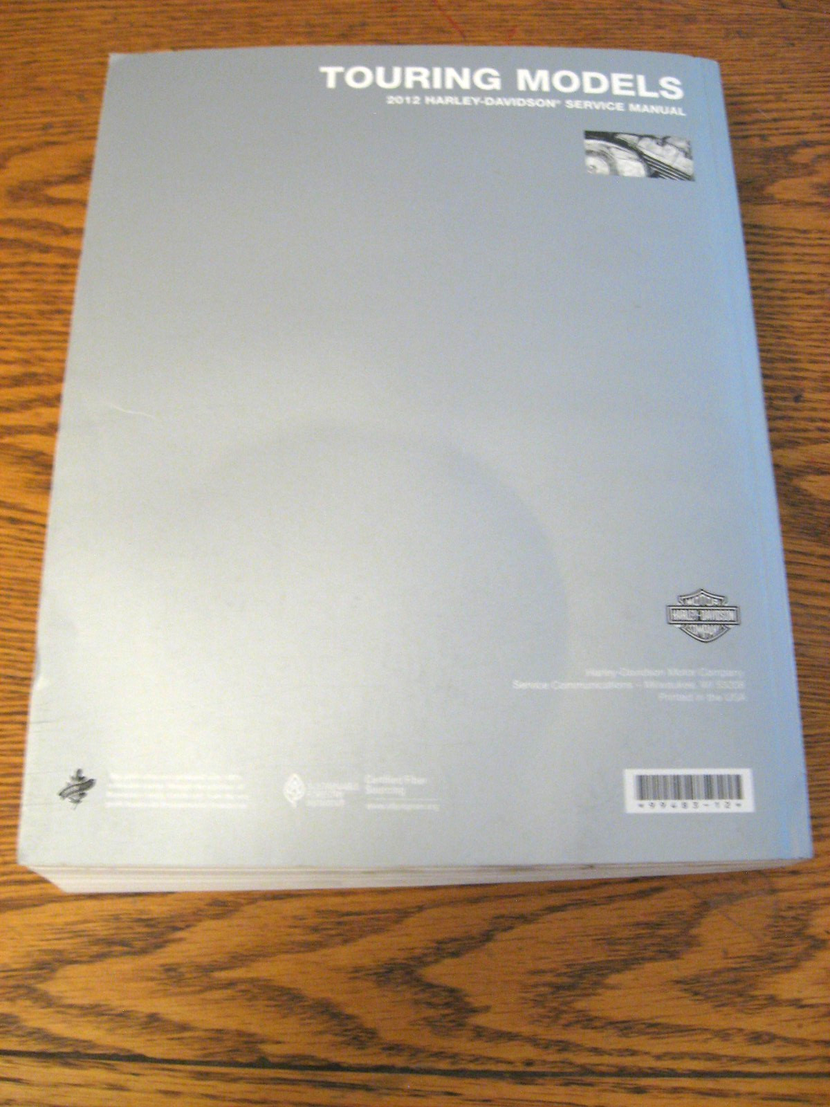 2012 Harley-Davidson TOURING SERVICE MANUAL Electra Street Glide Road King, XLNT