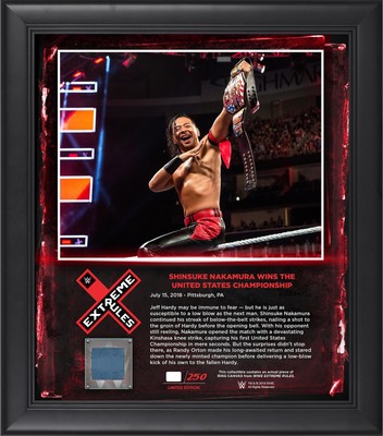Shinsuke Nakamura WWE Framed 15x17 2018 Extreme Rules Collage
