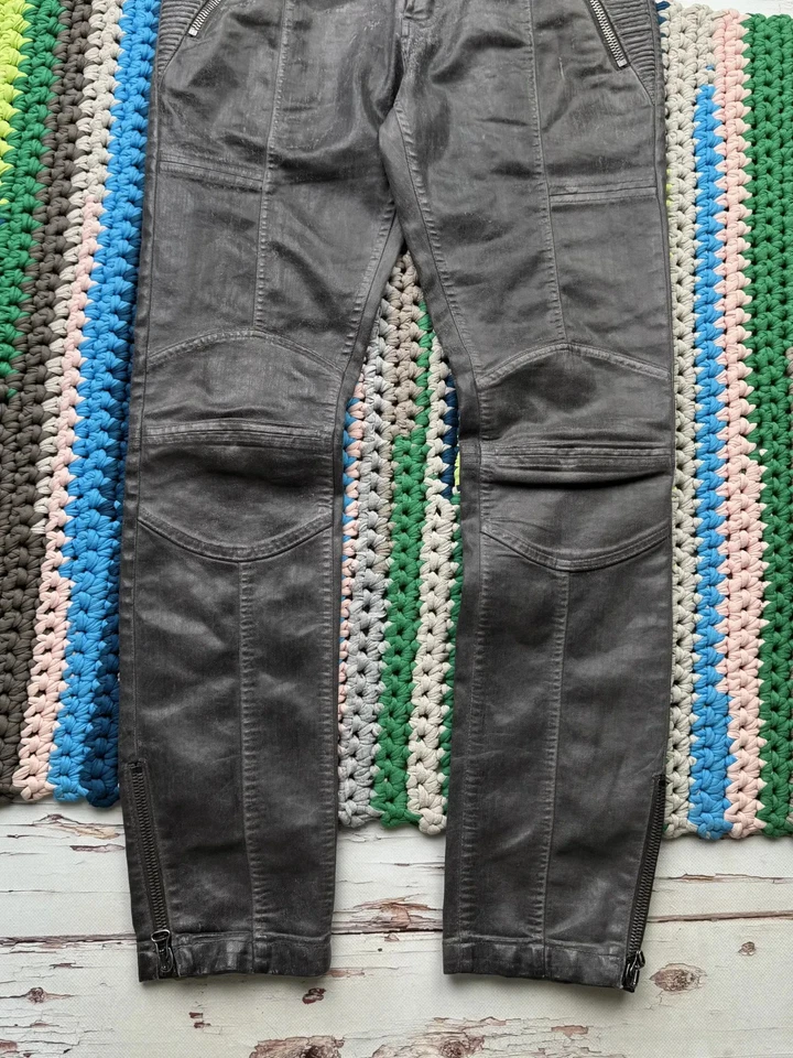 Pierre Balmain Vintage Treated Jeans Men’s Size 35 - Image 3 of 4