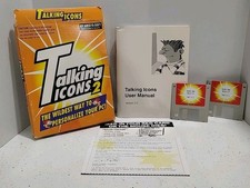 Vintage Computer Program Package- - Aristo-Soft "Talking Icons 2.0" - 1994