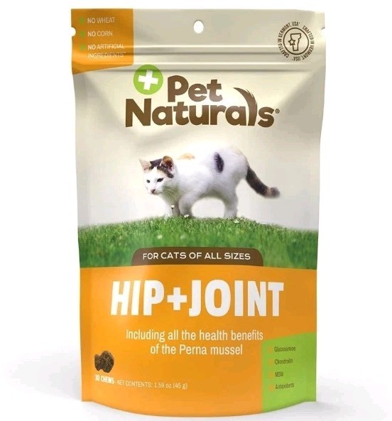 Pet Naturals Hip and Joint Support Supplement for Cats, 30 3