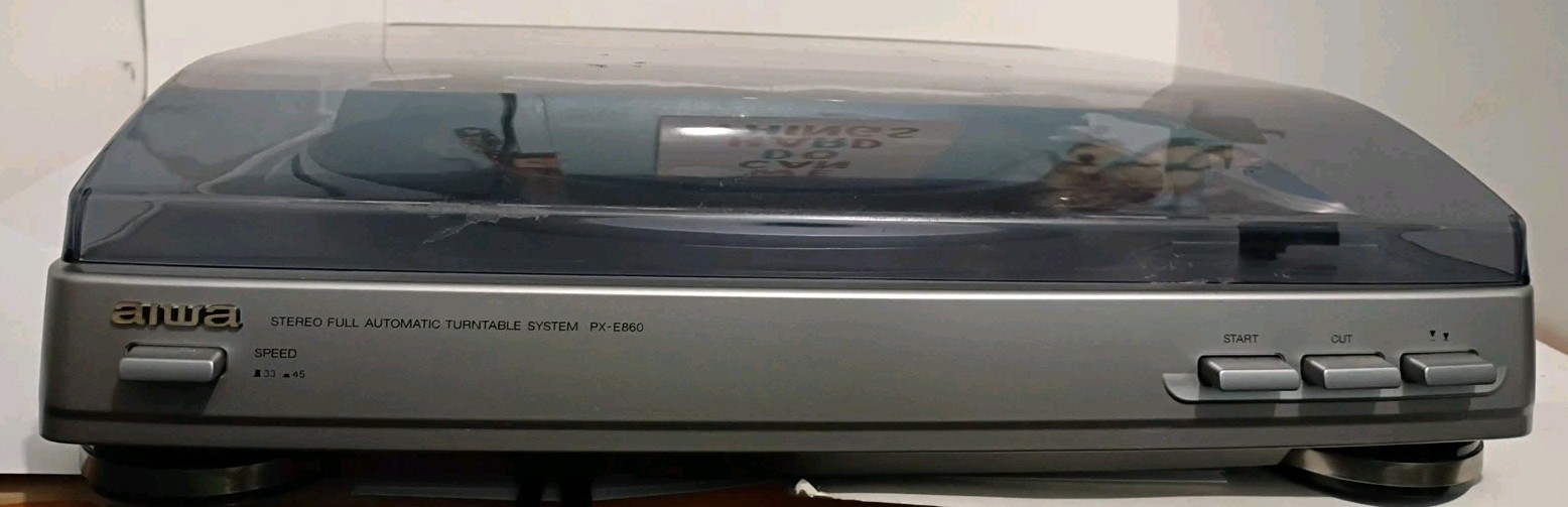 Aiwa Stereo Turntable System model PX-E860U Vintage 1999